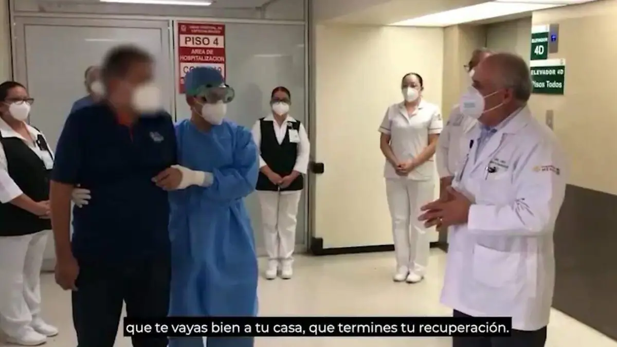 Doctor del IMSS dado de alta por Covid-19